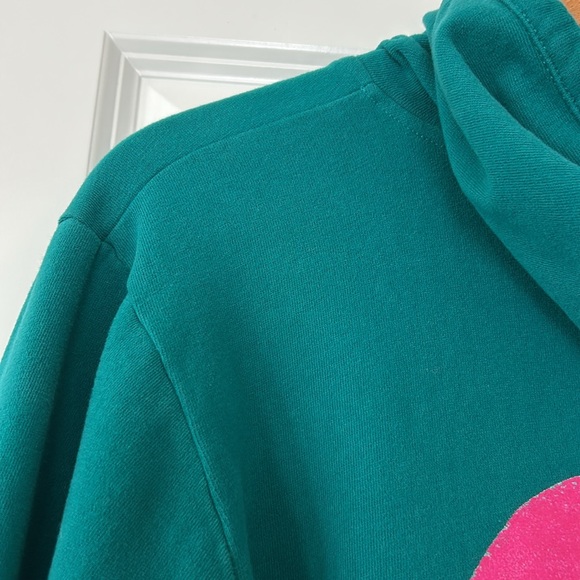 Life is Good Green Hoodie Sweatshirt w Graphics on Back Sz XL w MEASUREMENTS! - Picture 9 of 9